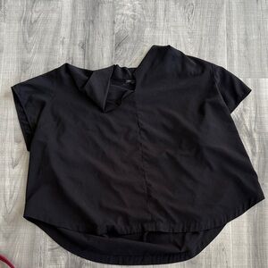 Universal Standard Black Better than Silk Blouse